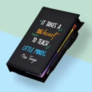 Memo Notepad with Sticky Notes & Clip Holder