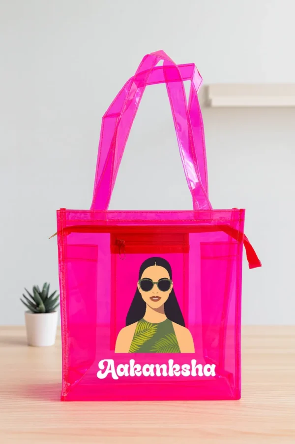 Personalized Jelly Tote Bags (1)