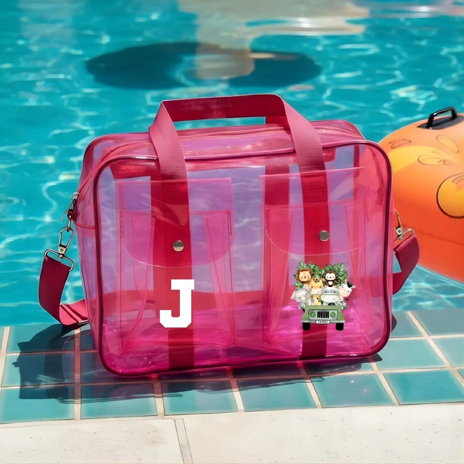 Personalized Safari Jelly Backpack