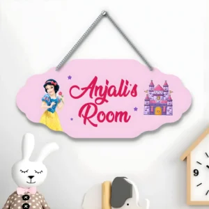 Personalized Snow White Door Plate