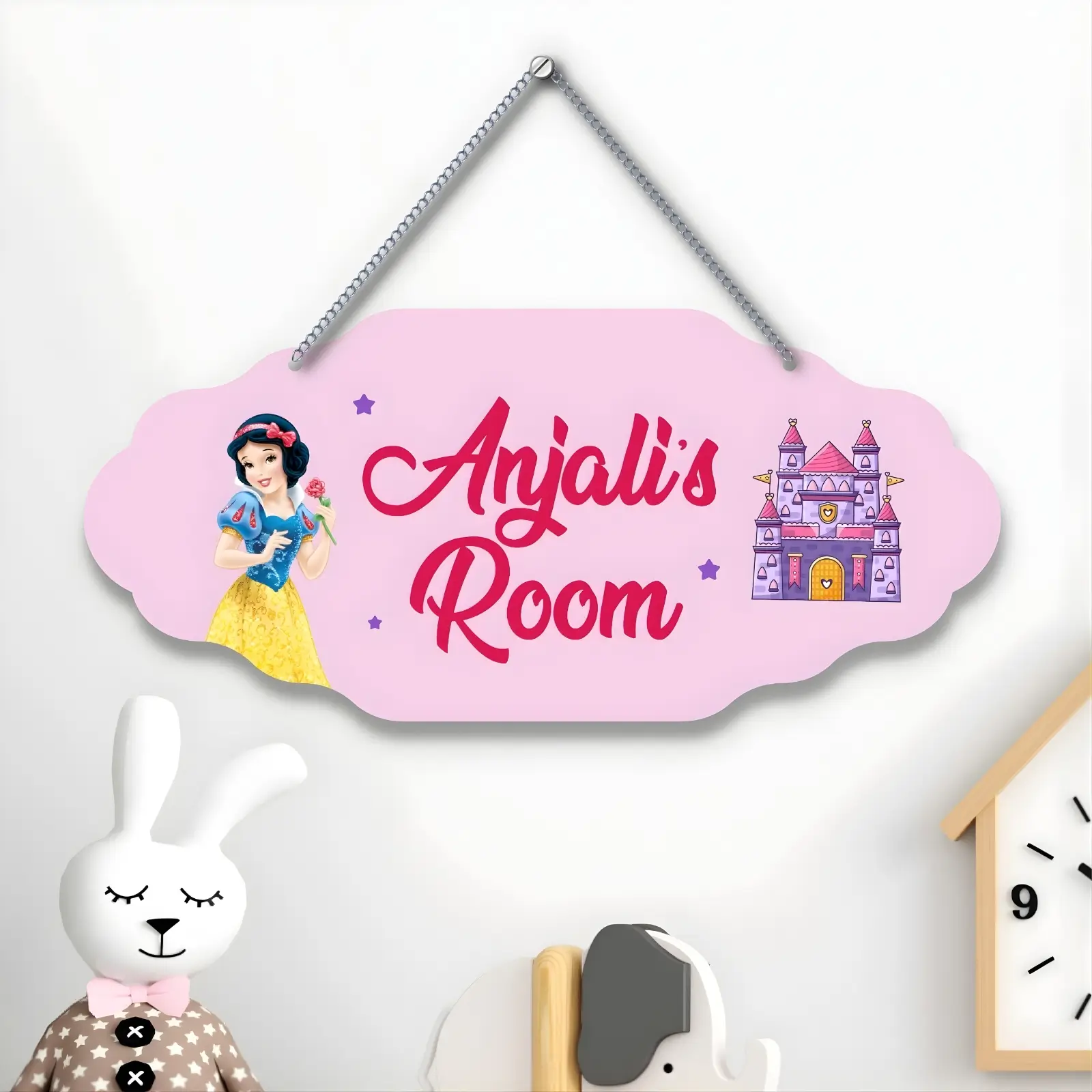 Personalized Snow White Door Plate