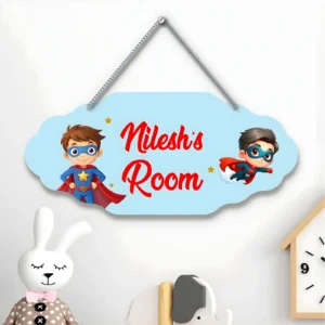 Personalized Superboy Door Plate