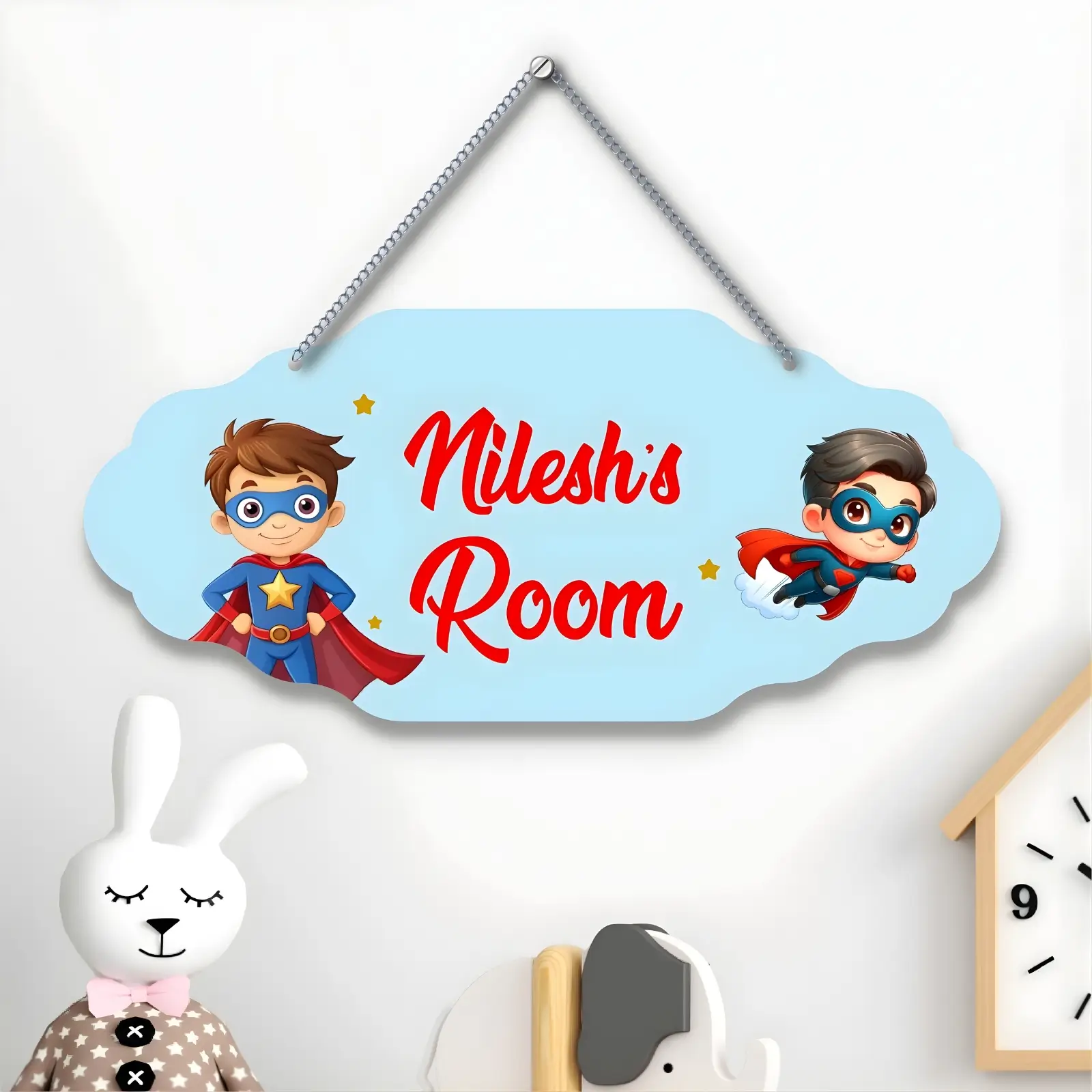 Personalized Superboy Door Plate