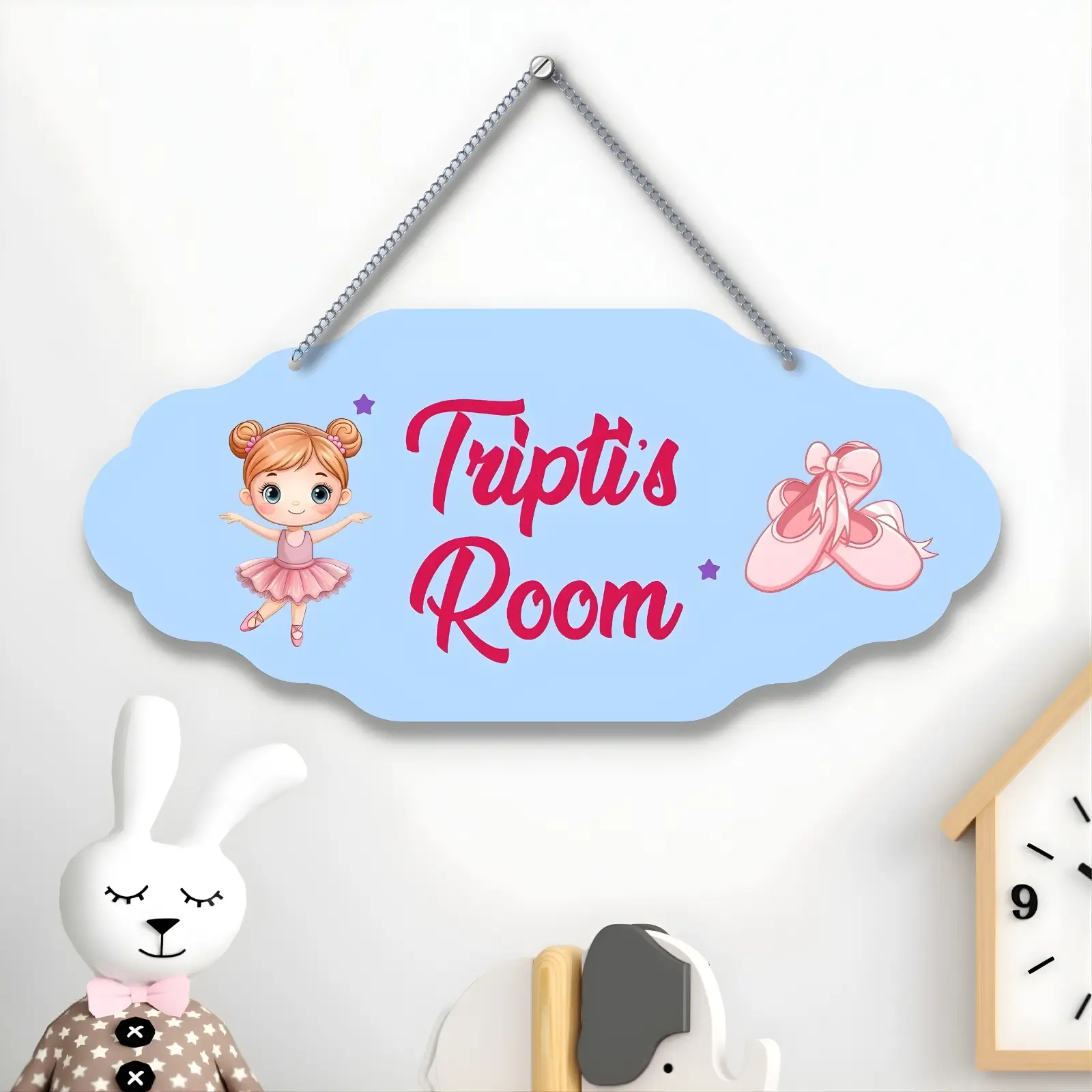 Personalized Ballet Dancer Door Plate