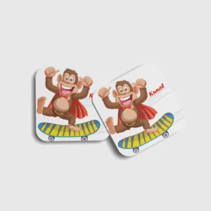Skateboard Monkey Personalized Coaster (Set of 2)