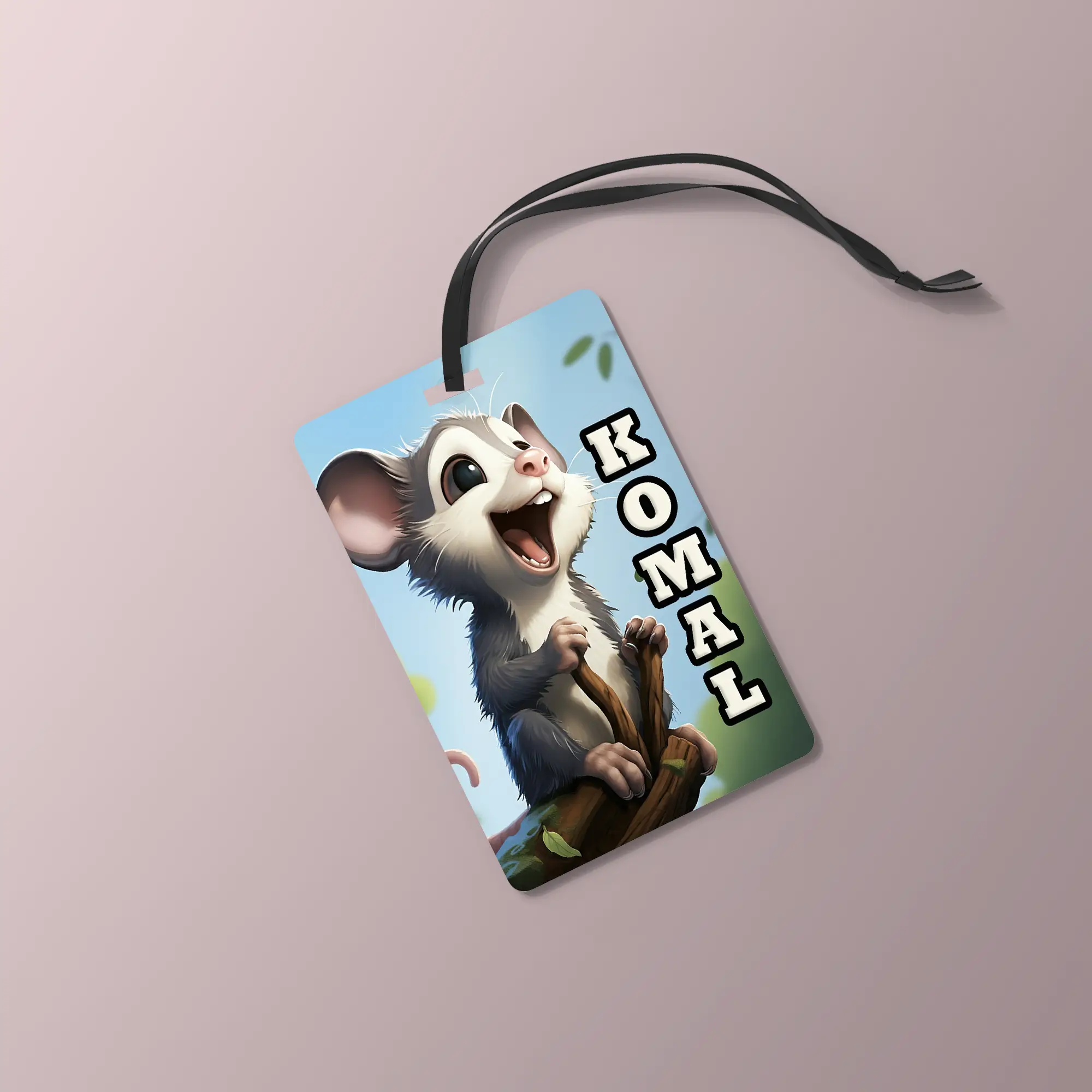 Squirrel Personalized Bag Tag