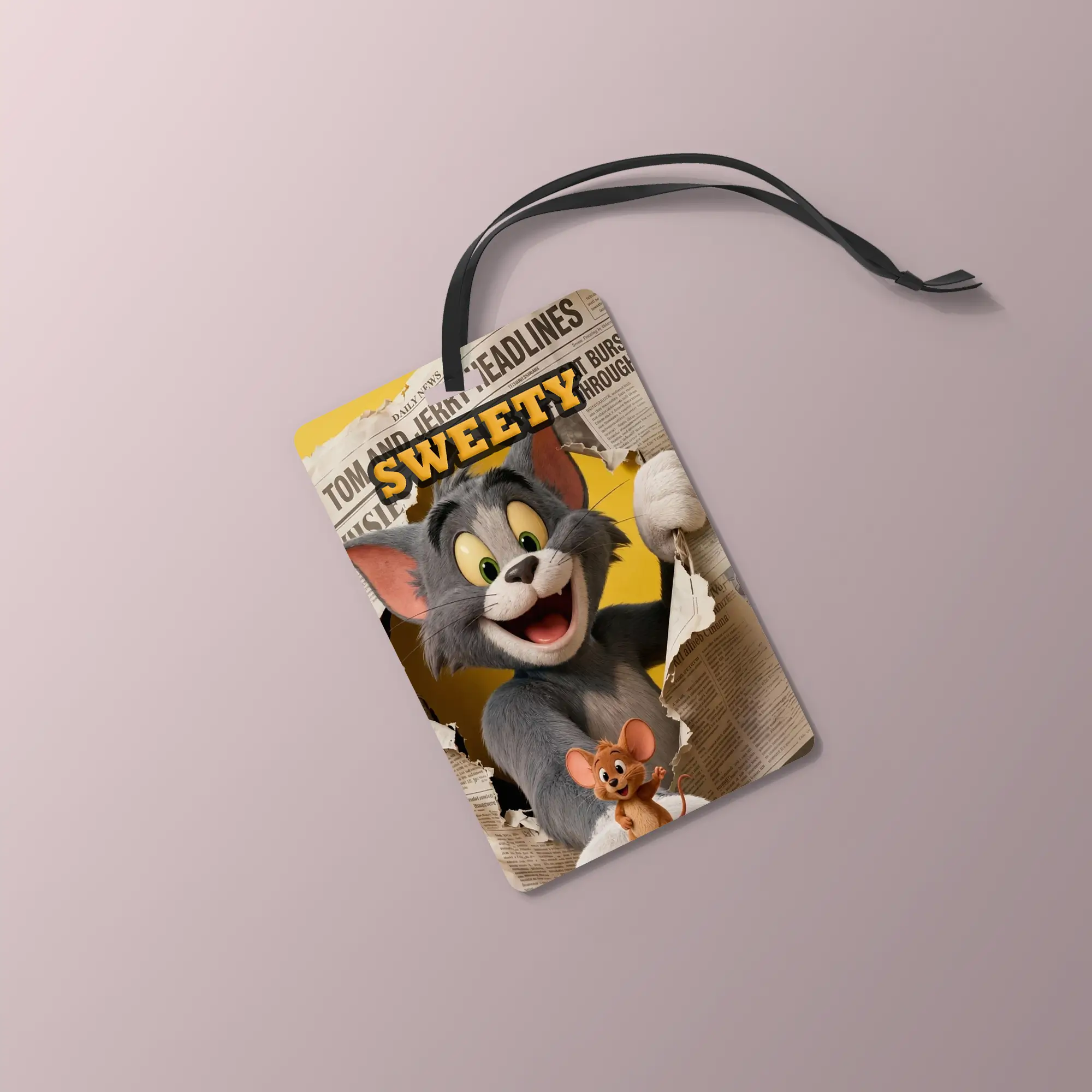 Tom & Jerry Personalized Bag Tag