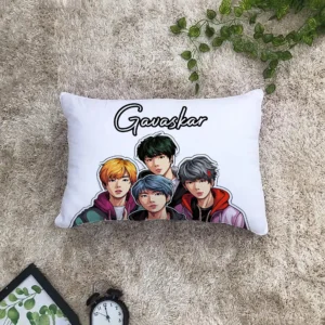 Boys Squad Personalized Rectangle Cushion
