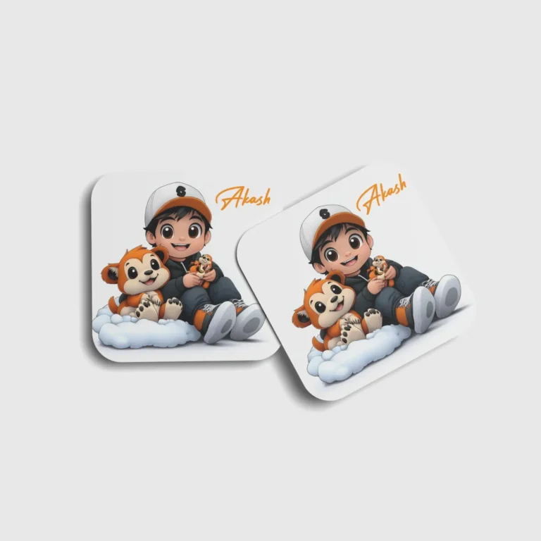 Cloud Buddy Personalized Coaster (Set of 2)