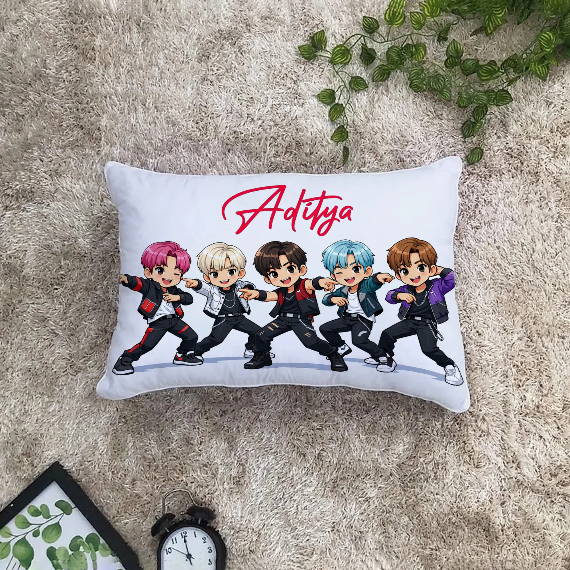 Dance Crew Personalized Rectangle Cushion
