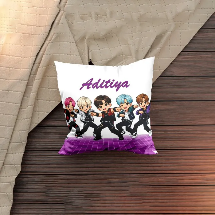 Dance Crew Personalized Square Cushion
