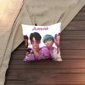 K-Pop Family Personalized Square Cushion