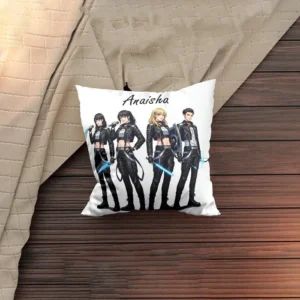 K-Pop Idol Squad Personalized Square Cushion