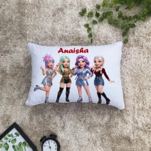 K-Pop Star Girls Personalized Rectangle Cushion