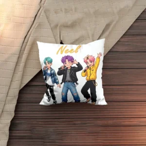 Mic Beat Personalized Square Cushion