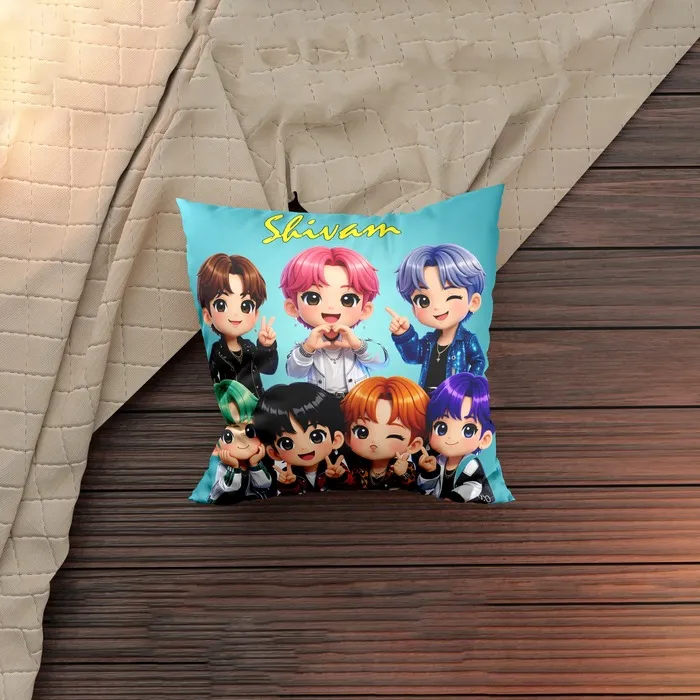 Pop & Play Personalized Square Cushion