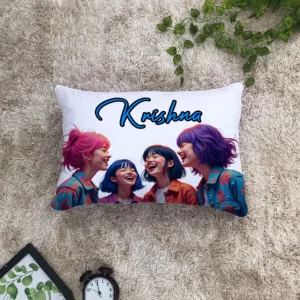 Prism Pals Personalized Rectangle Cushion