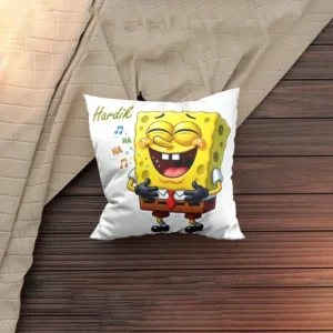 SpongeBob Personalized Square Cushion